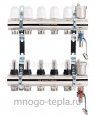 Коллекторная группа PROFACTOR PF MB 802.11 1" ВР, 11 отводов 3/4", расходомер, воздухоотводчик, сливной кран - №2