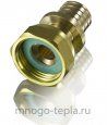 Концовка для коллектора под трубу PEX 3/4" НГ - 16 (2.2) TIM H-JS1603F аксиальная - №3