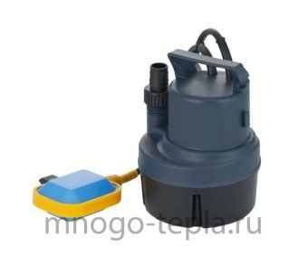 Погружной дренажный насос для воды UNIPUMP SUB 209 P, 250 Вт, размер фракций до 5 мм, напор до 6 м, с поплавком - №1