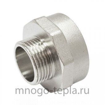 Переходник ½" х 3/8"  В-Н никелированный - №1