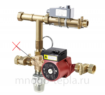 Смесительный узел для теплого пола JH-1037 TIM - №1