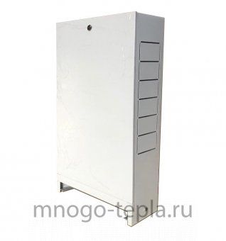 Шкаф коллекторный наружный глубокий 4-5 выходов ШРНГ-1 (652*150*457) - №1