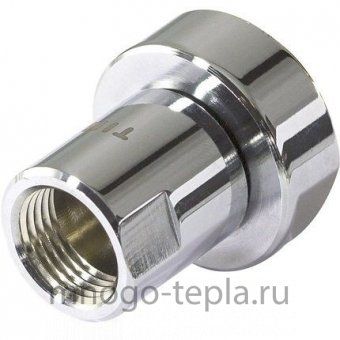 Прямая муфта с накидной гайкой хром 1F x 1/2F - №1