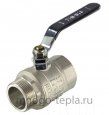 Кран шаровый 1/2" ГШ TIM (DE1201X) никелированный усиленный прямой - рычаг - №3