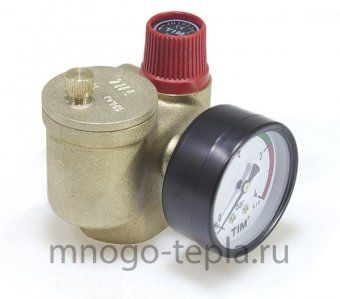Группа безопасности котла TIM JH-1023-3 (3 бар) компактная - №1