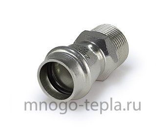 Пресс-муфта резьба из нержавеющей стали НР 35х11/4" TIM ZTI.501.003507 - №1