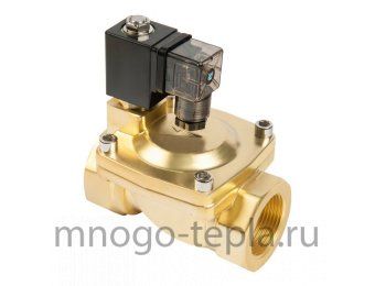 Электромагнитный клапан для воды UNIPUMP BCX-20 3/4", нормально закрытый, 220В - №1