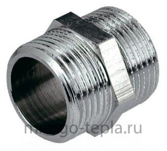Ниппель хромированный 1/2" - №1
