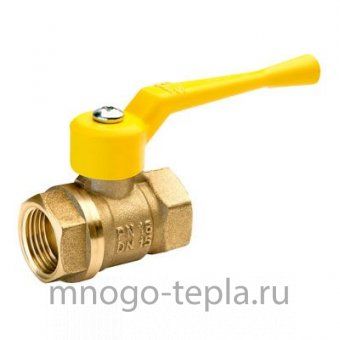 Кран шаровой газовый БАЗ 11б27п  ГГ рычаг 20 (А10) - №1