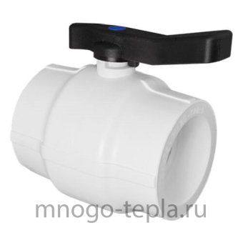 Кран шаровый полипропиленовый PLASTICA ALFA 110 мм - №1