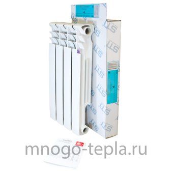 Алюминиевый радиатор STI Classic 500/80, 4 секции, на площадь до 5.4 м2 - №1
